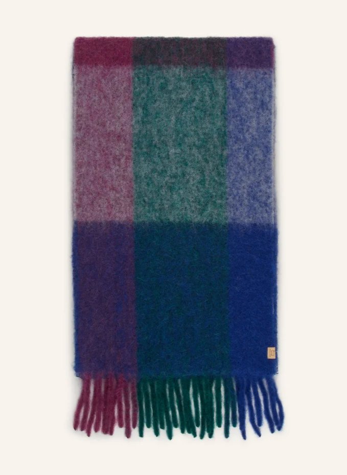 

Шарф с альпакой Woolrich, синий