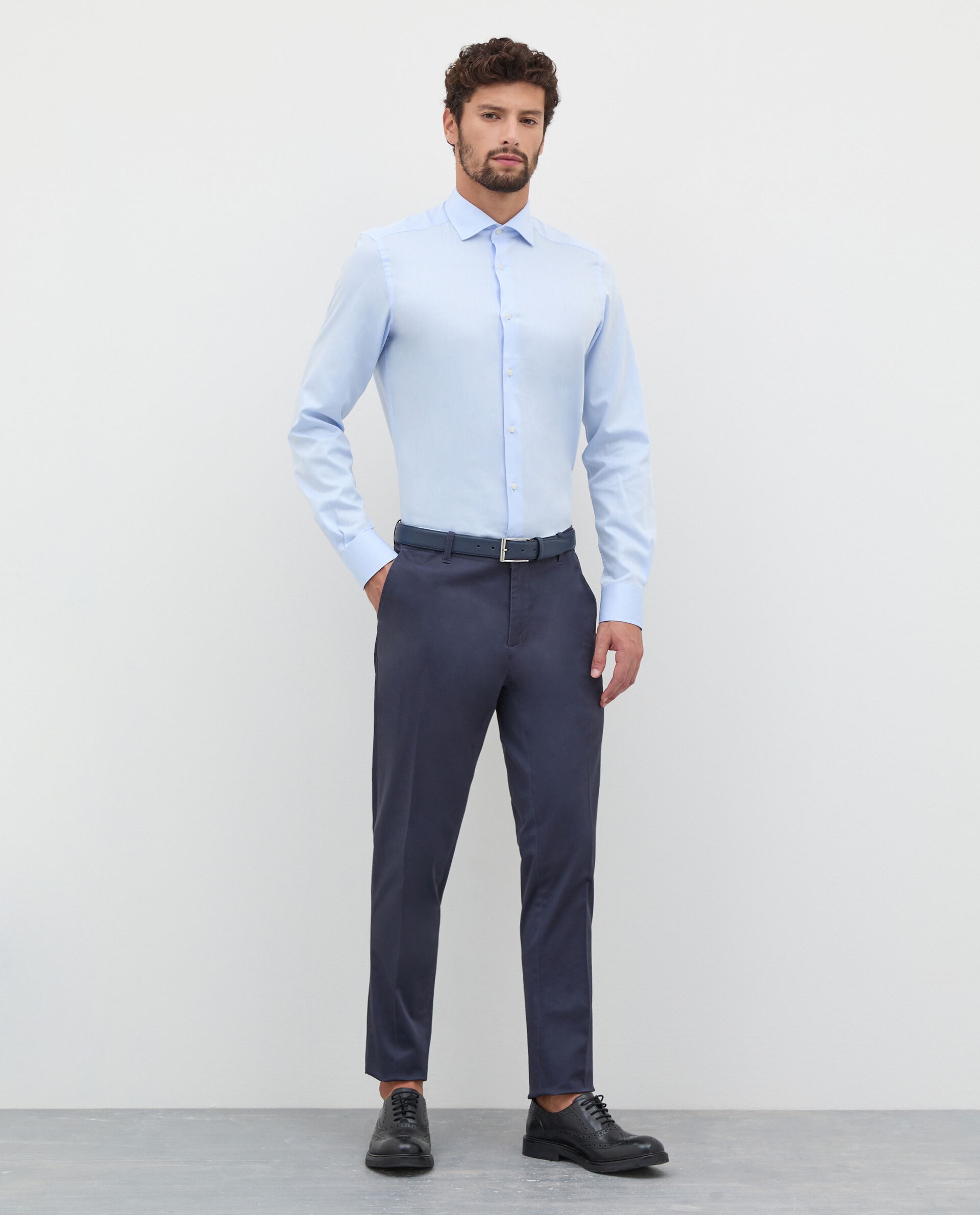 Мужские брюки-чиносы Rumford из хлопкового эластичного атласа RUMFORD, серый