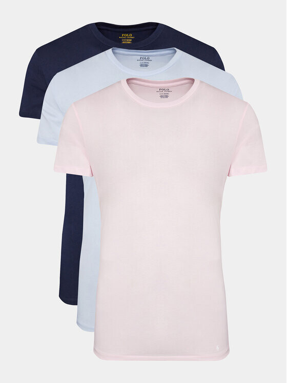 

Комплект из 3 футболок приталенного кроя Polo Ralph Lauren, мультиколор