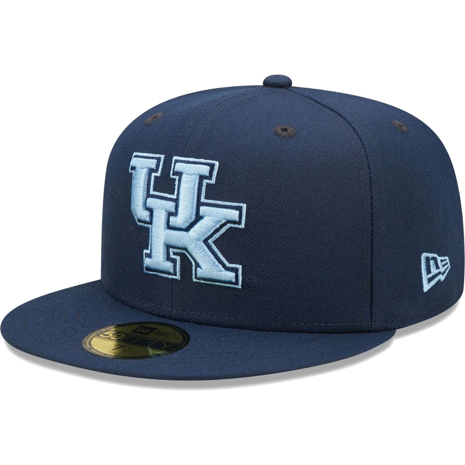 

Мужская кепка New Era Navy Kentucky Wildcats Bright Undervisor 59FIFTY