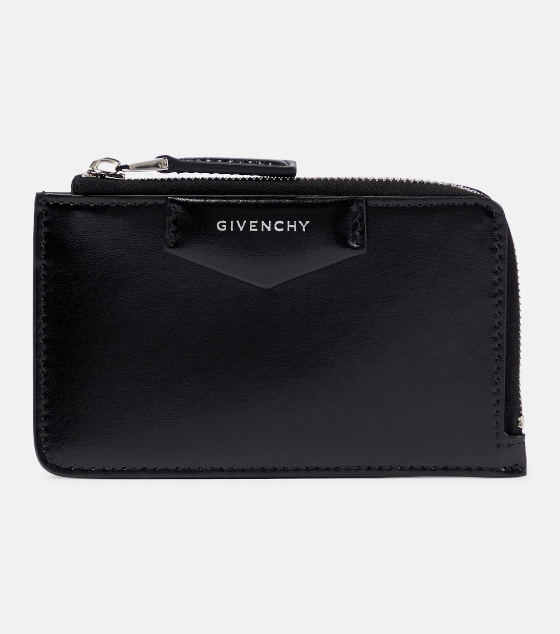 

Кожаный картхолдер antigona на молнии Givenchy, черный