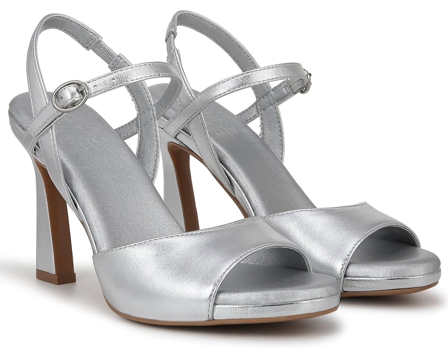 Туфли Naturalizer Lala Ankle Straps, цвет Silver Leather