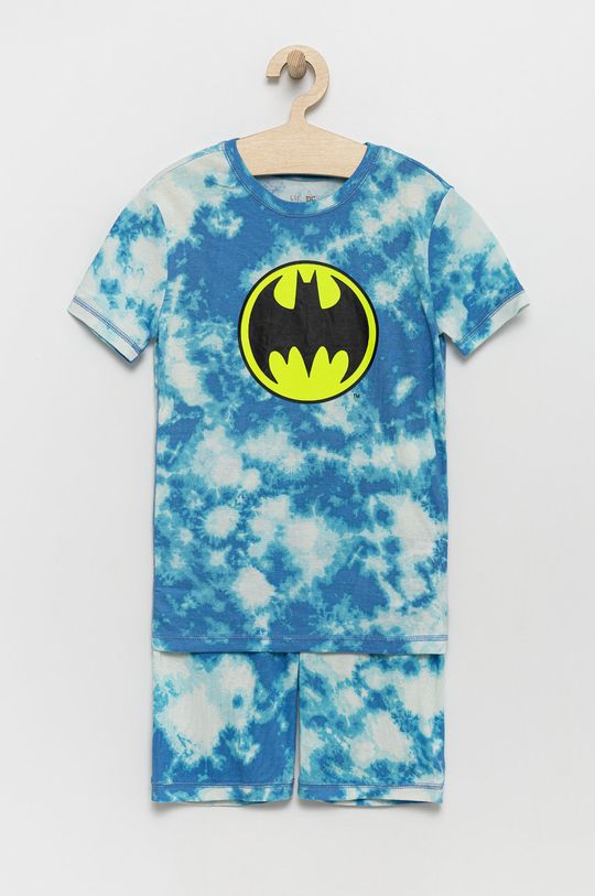 цена Детская хлопковая пижама GAP, синий