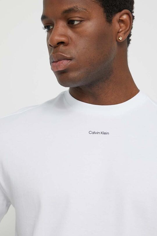 

Хлопковая футболка Calvin Klein, белый