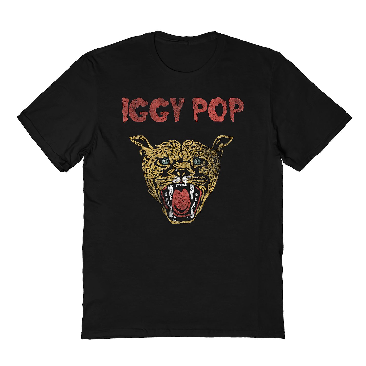 мужская футболка с принтом хипстерская футболка iggy and the stooges iggy pop черная мужская футболка с принтом гаража панк рок куклы нью йорка Мужская футболка Iggy Pop Licensed Character