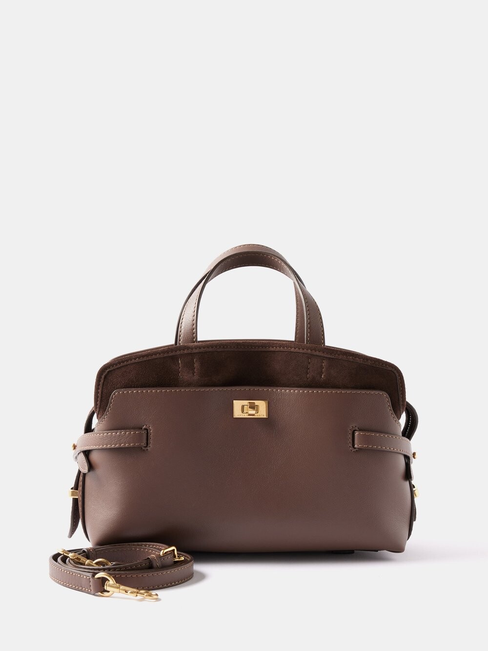 

Кожаная сумка через плечо wilson Anya Hindmarch, коричневый