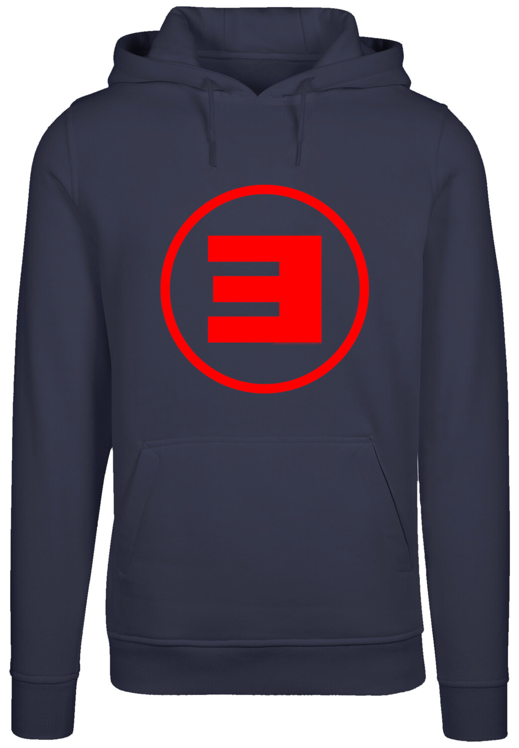 

Пуловер F4NT4STIC Hoodie Eminem Circle E Rap Hip Hop Music, темно синий