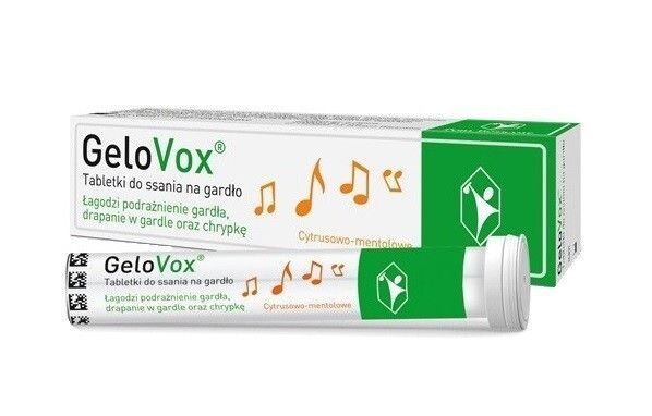 

Gelovox Cytrusowo-Mentolowe леденцы, 20 шт.