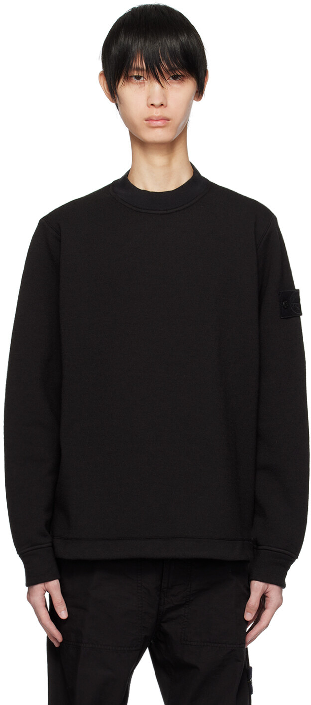 

Черный свитшот Ghost Piece Stone Island