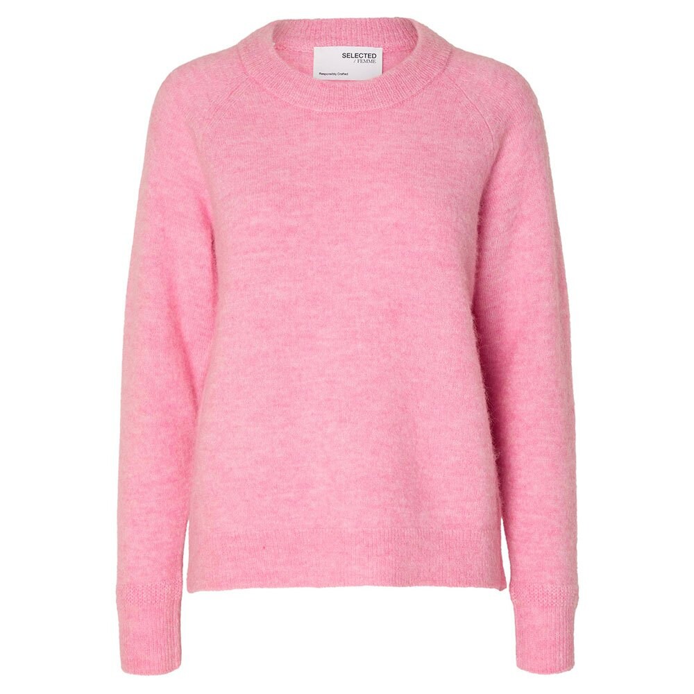 

Свитер Selected Lulu O Neck, розовый