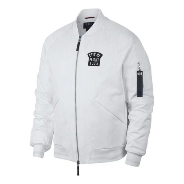 Куртка Air Jordan City Of Flight MA-1 Jacket White, белый
