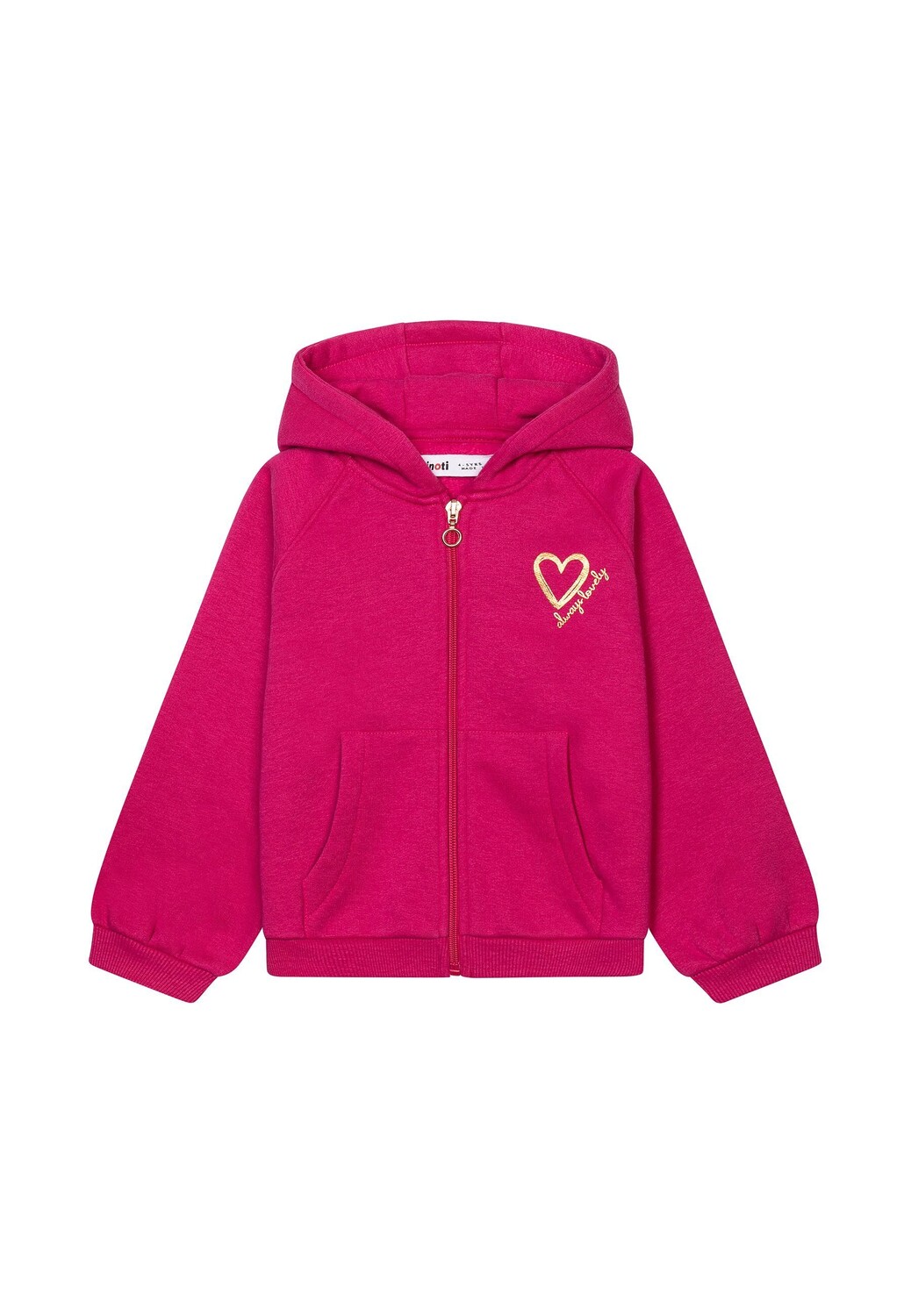 

Толстовка Minoti Sweatjacken 12ZTHRU 1, розовый