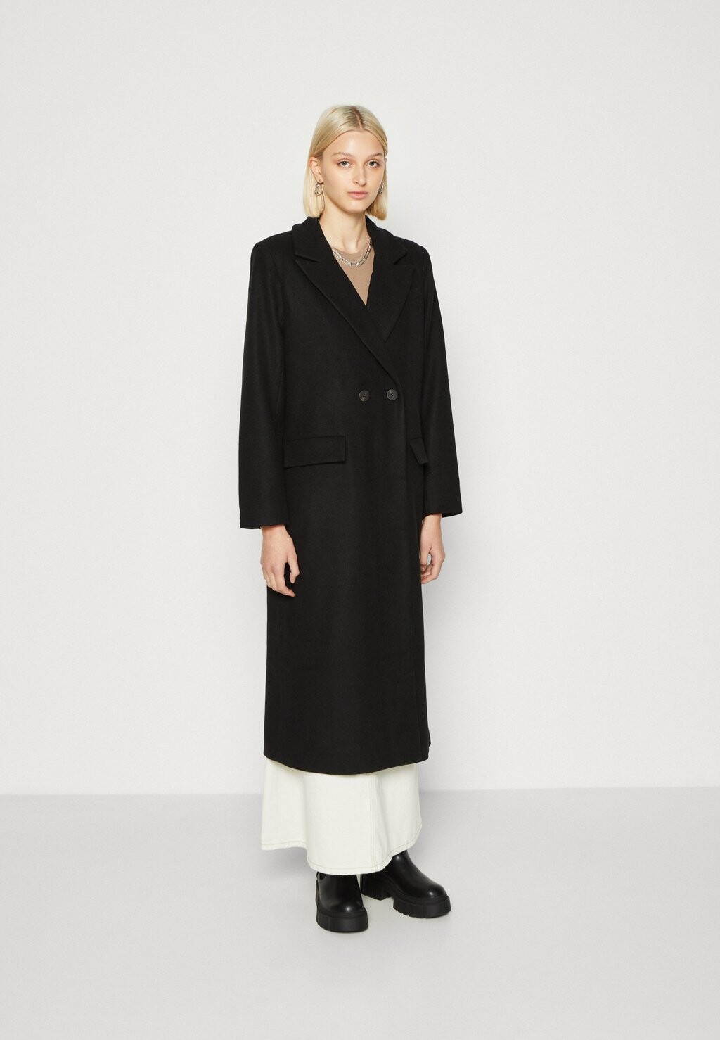 

Платье классическое VILA VIMANO MAXI COAT, черный