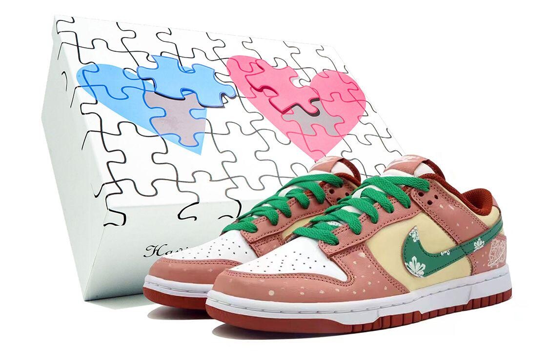 

Кроссовки для скейтбординга Dunk женские, низкие, зеленые Nike