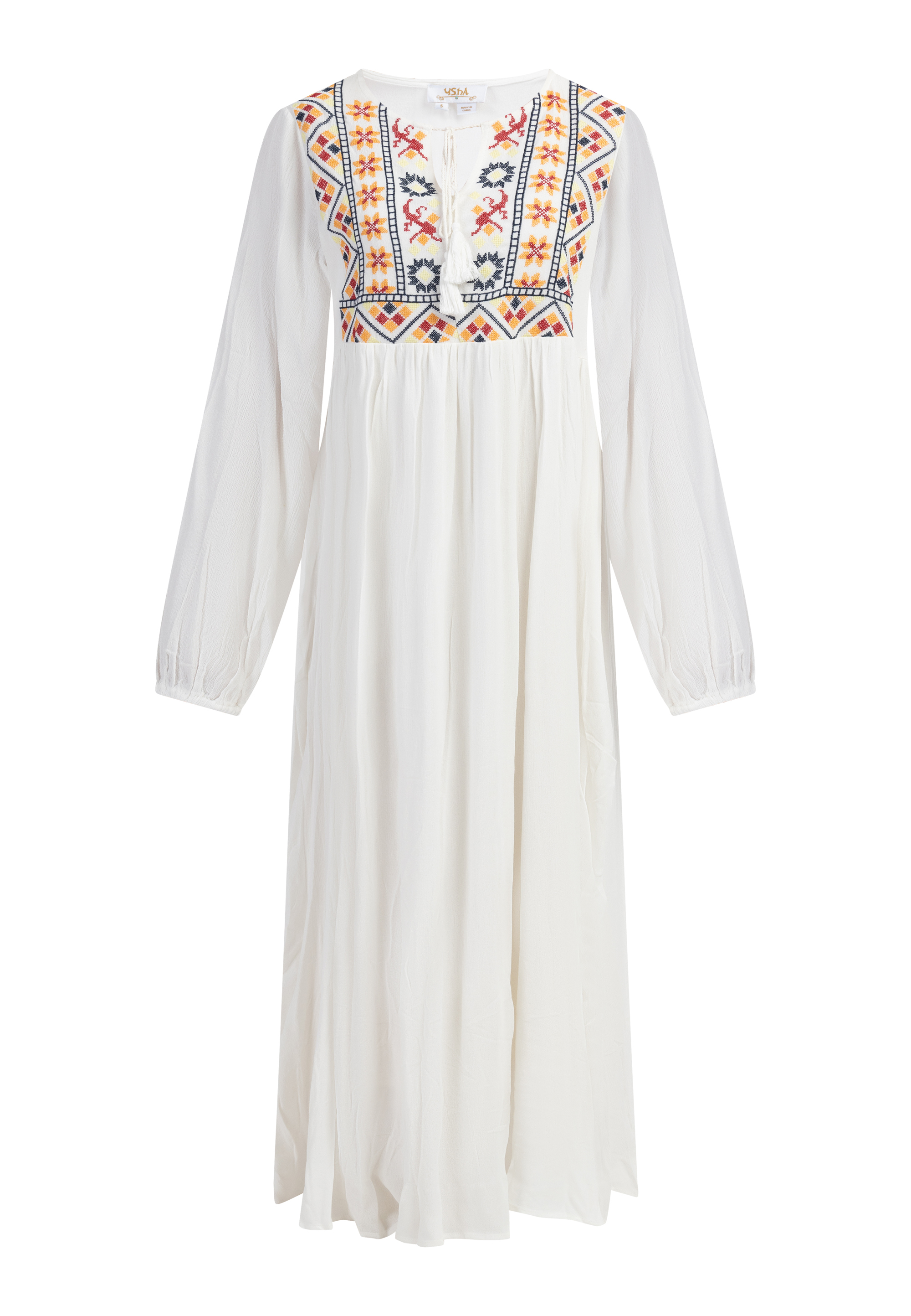 Платье usha FESTIVAL Maxi, белый
