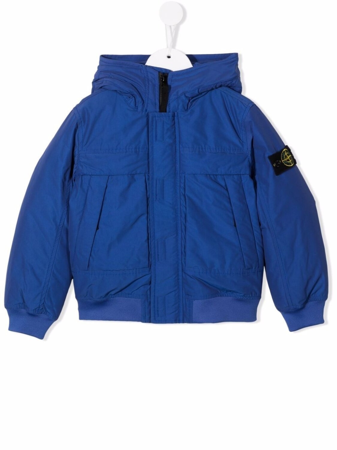 

Stone Island Junior куртка с нашивкой-логотипом, синий