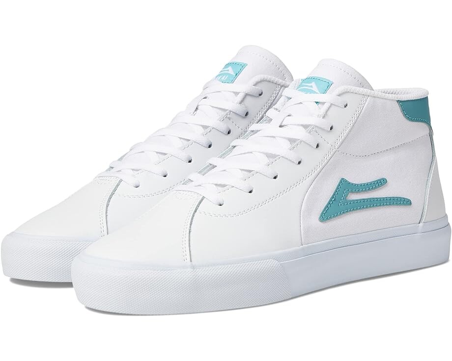 

Кроссовки Lakai Flaco II Mid, цвет White/Nile Leather