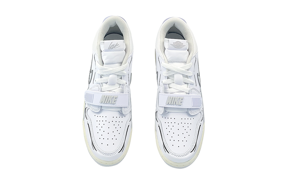 

Кроссовки Jordan Legacy 312 Vintage Basketball Shoes Women's Low-top White/purple, белый