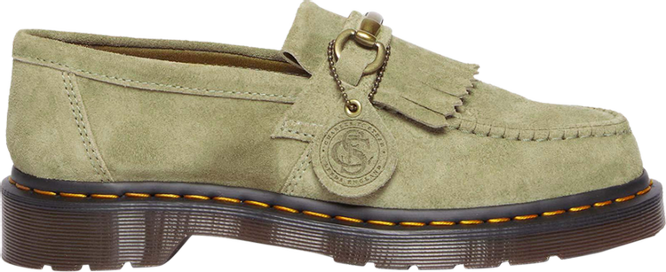 

Кроссовки Adrian Snaffle Desert Oasis Suede Loafers 'Pale Olive', зеленый