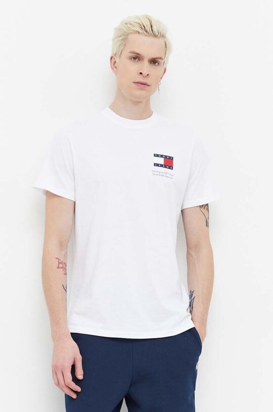 

Хлопковая футболка Tommy Jeans, белый