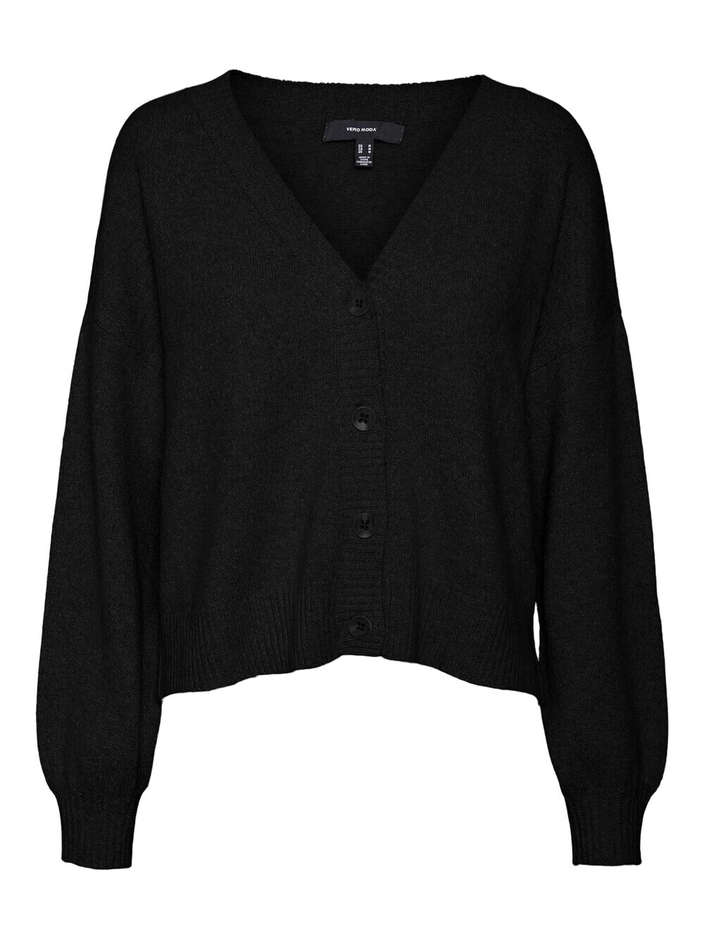 

Вязаный кардиган Vero Moda Doffy, черный