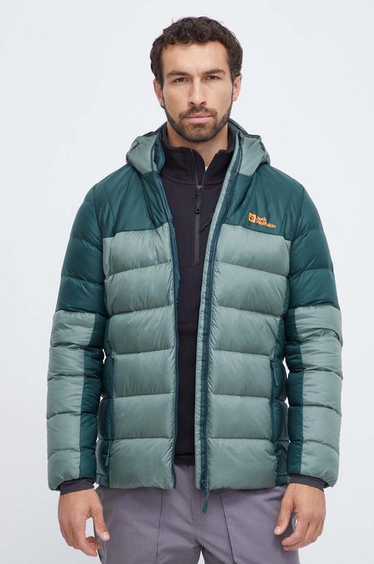 Дутая лыжная куртка Nebelhorn Jack Wolfskin, зеленый