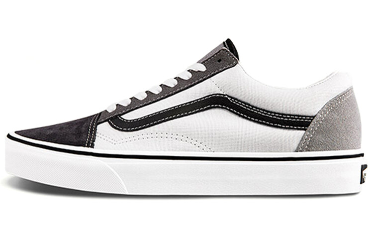 

Туфли для скейтбординга унисекс Vans Old Skool Белый/Черный/Серый