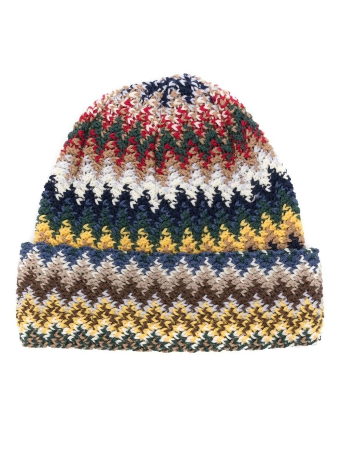 

Missoni шерстяная шапочка зигзагообразной вязки, синий