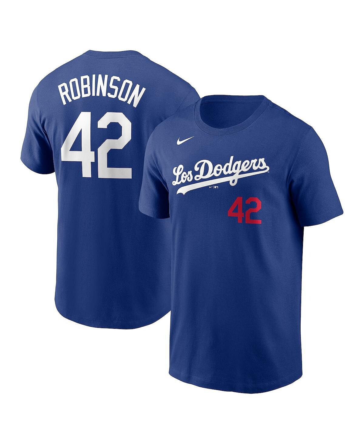 

Мужская футболка Jackie Robinson Royal Los Angeles Dodgers City Connect с именем и номером Nike