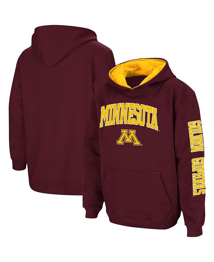 

Пуловер с капюшоном Big Boys Maroon Minnesota Golden Gophers 2-Hit Team Colosseum, красный