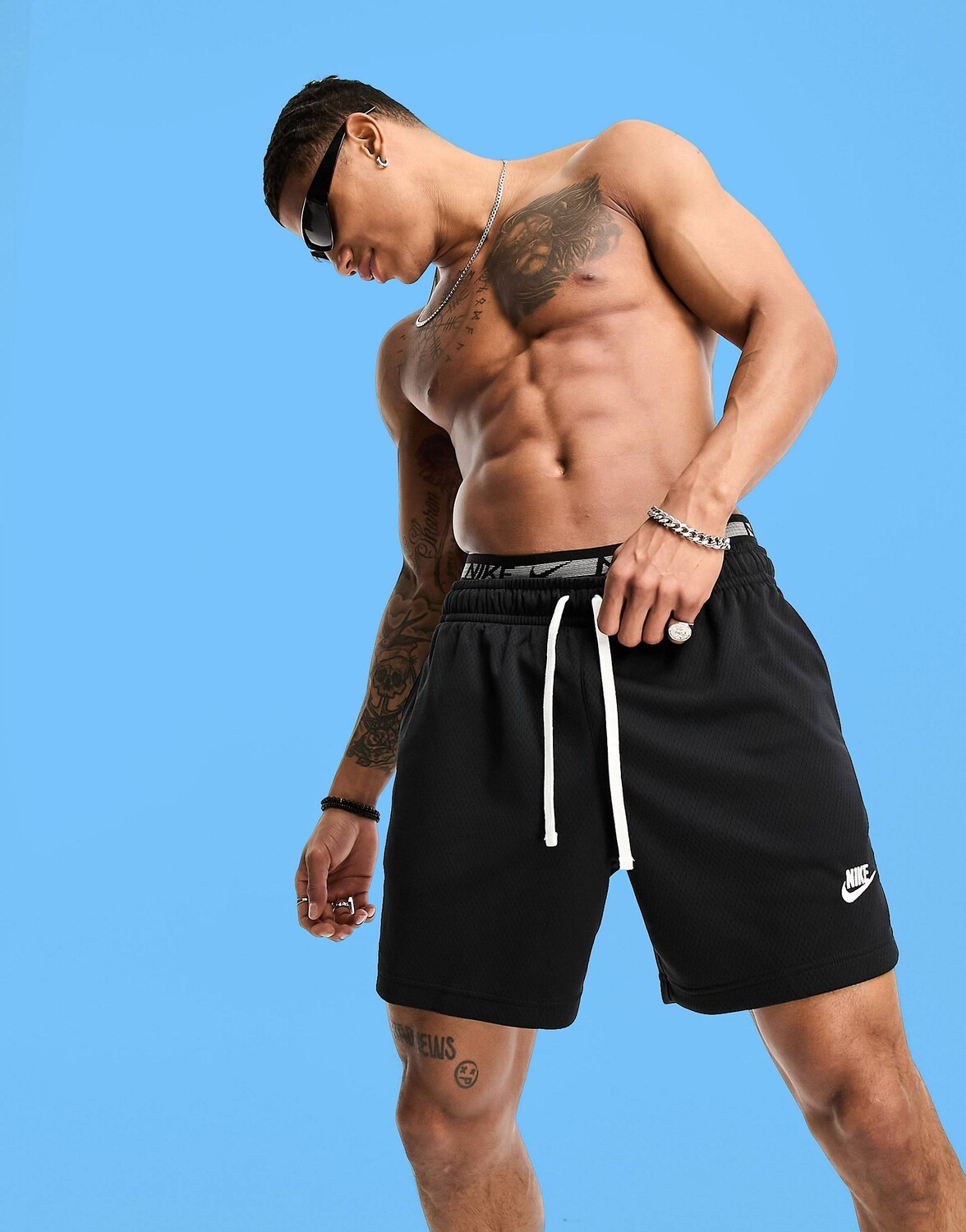 

Черные сетчатые шорты Nike Club