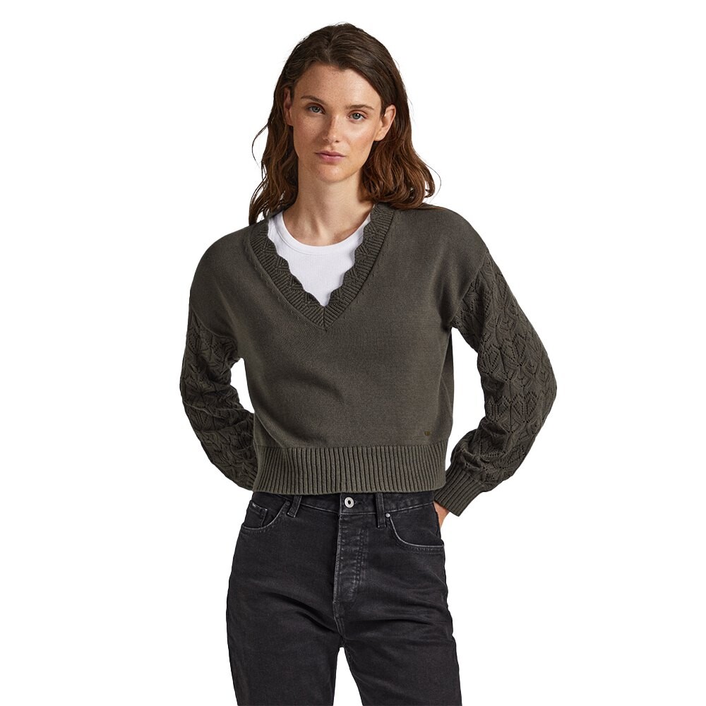 

Свитер Pepe Jeans Damara V Neck, зеленый