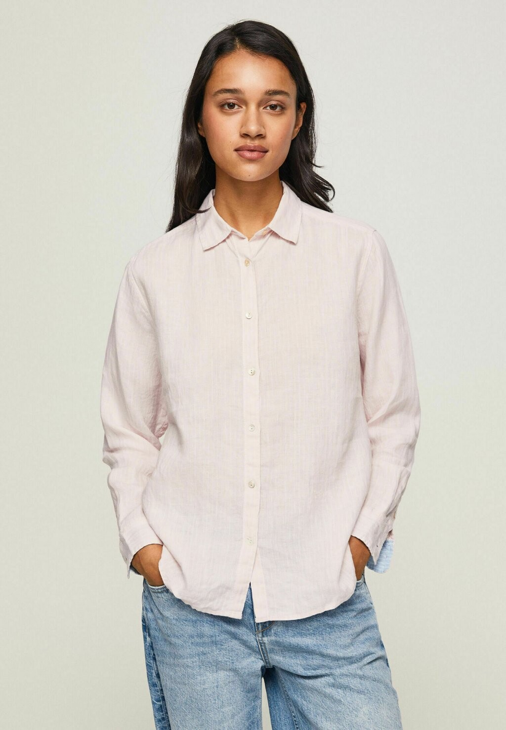 

Рубашка Pepe Jeans, нежно-розовый