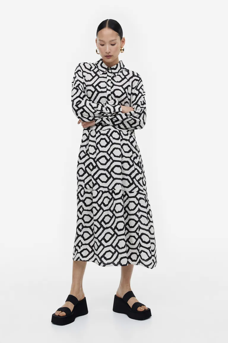 

Тапочки на узкой платформе H&M, черный