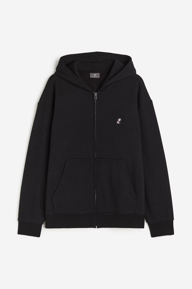 

Свободный топ с капюшоном и молнией H&M