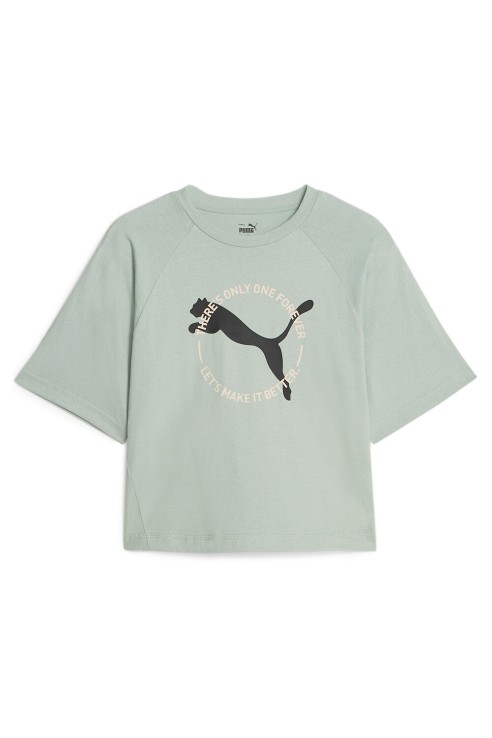 

Футболка женская зеленая Puma, зеленый