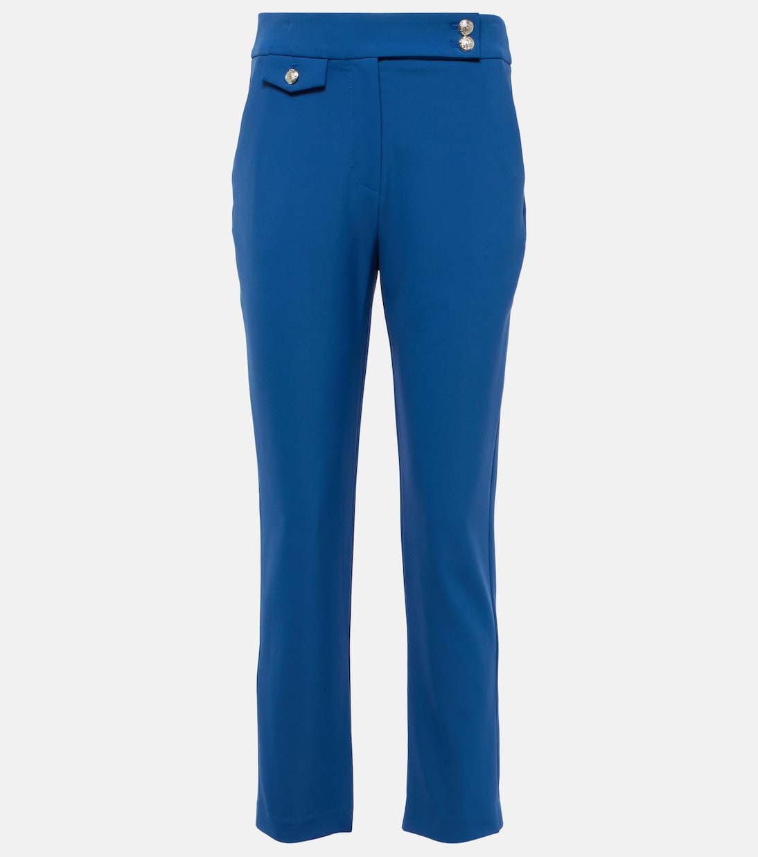 Укороченные узкие брюки renzo с высокой посадкой Veronica Beard, синий укороченные брюки renzo до щиколотки veronica beard черный