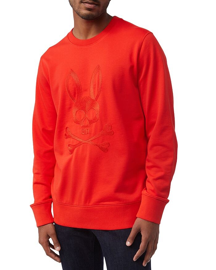 

Толстовка с рисунком Thomaston Psycho Bunny, Красный