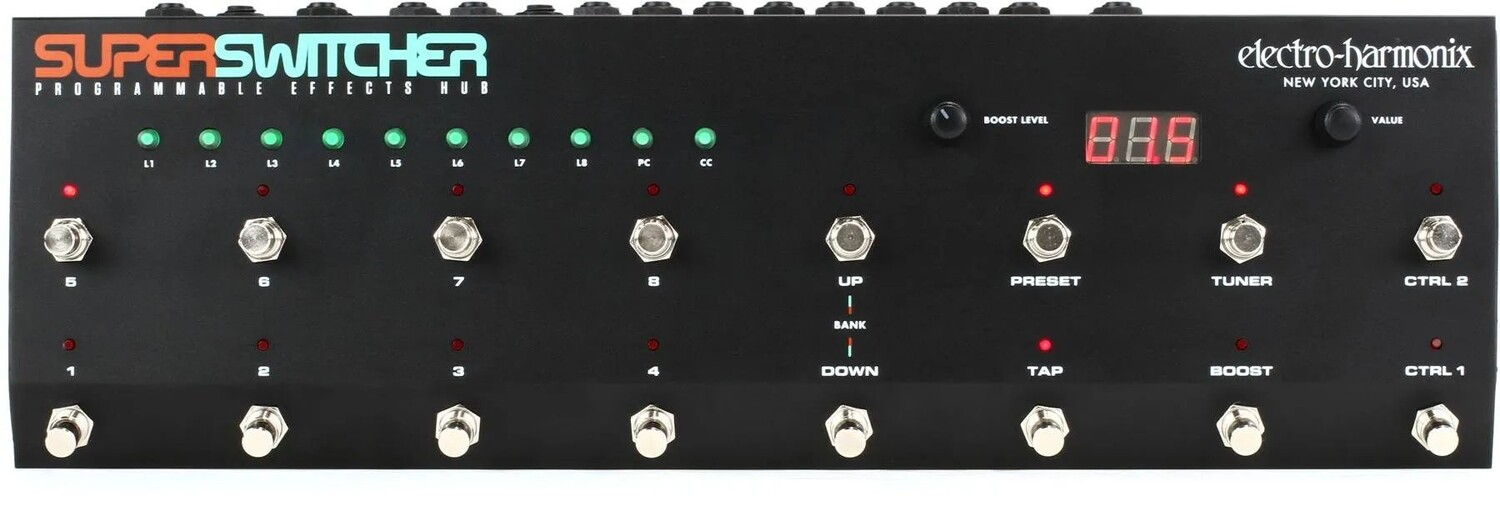 

Концентратор программируемых эффектов Electro-Harmonix Super Switcher