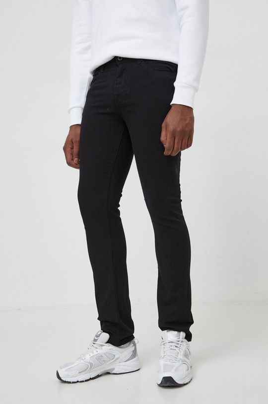 Джинсы Karl Lagerfeld, черный джинсы свободного кроя karl lagerfeld черный