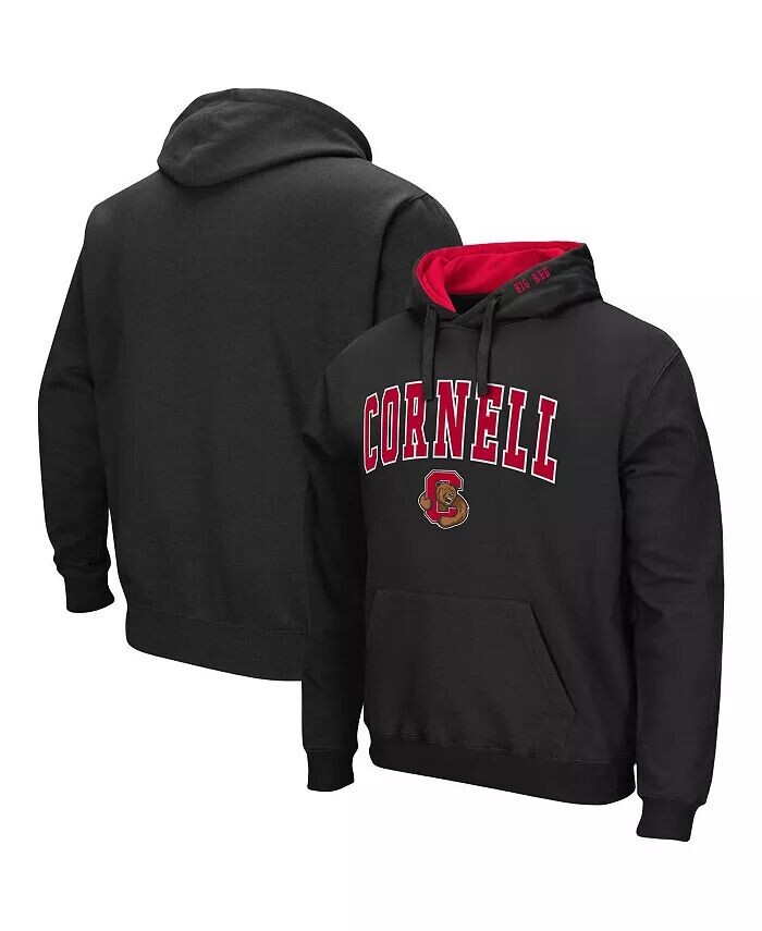 

Мужской пуловер с капюшоном Cornell Big Red Arch и Logo Colosseum, черный