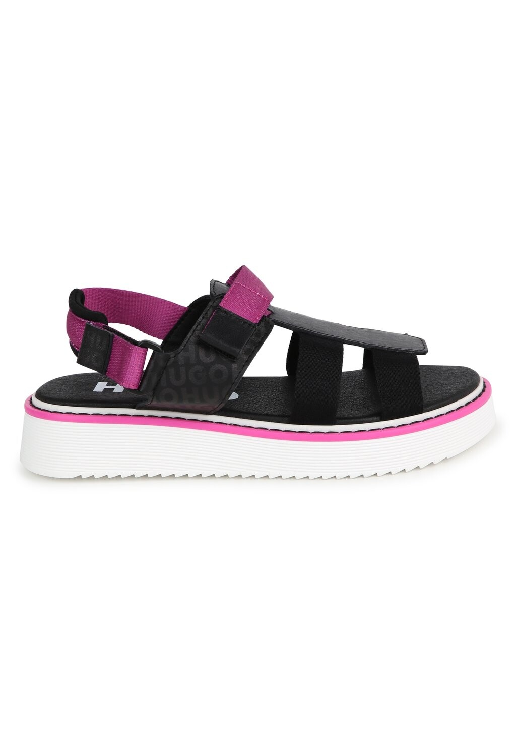 

Босоножки с ремешком HUGO Kids, цвет black