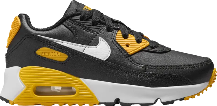 

Кроссовки Air Max 90 Leather PS 'Black University Gold', черный