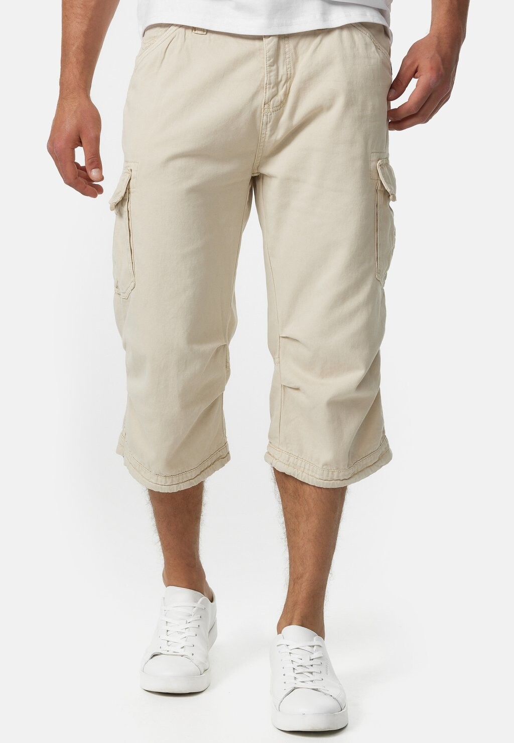 

Шорты MIT GÜRTEL NICOLAS INDICODE JEANS, цвет fog
