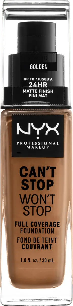 

Тональный крем Can't Stop Won't Stop 24-Hour Golden 13 300мл NYX PROFESSIONAL MAKEUP