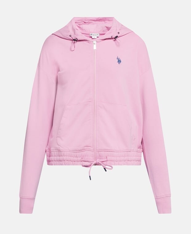

Толстовка с капюшоном U.S. Polo Assn., розовый