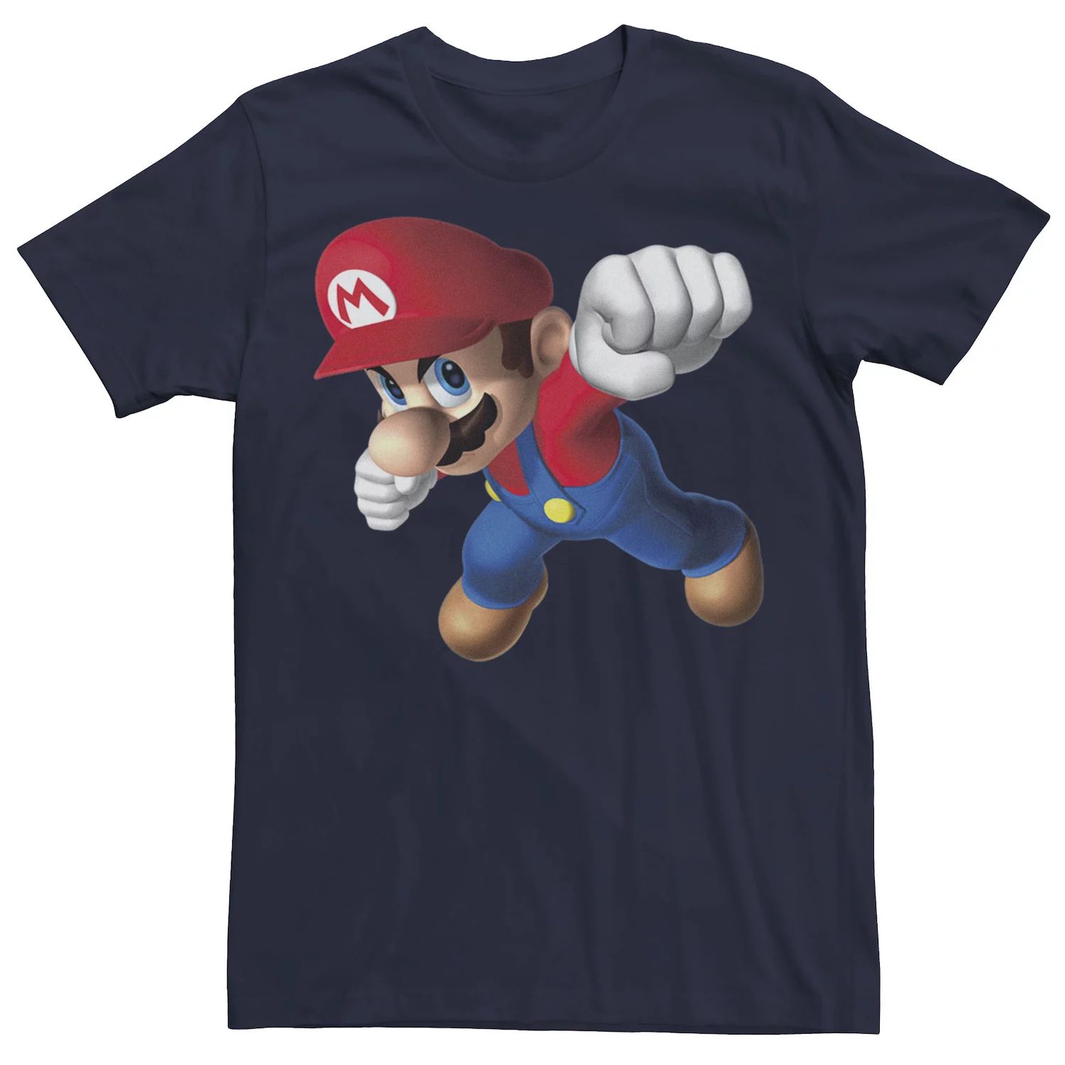Мужская футболка с портретом Nintendo Mario Licensed Character фото