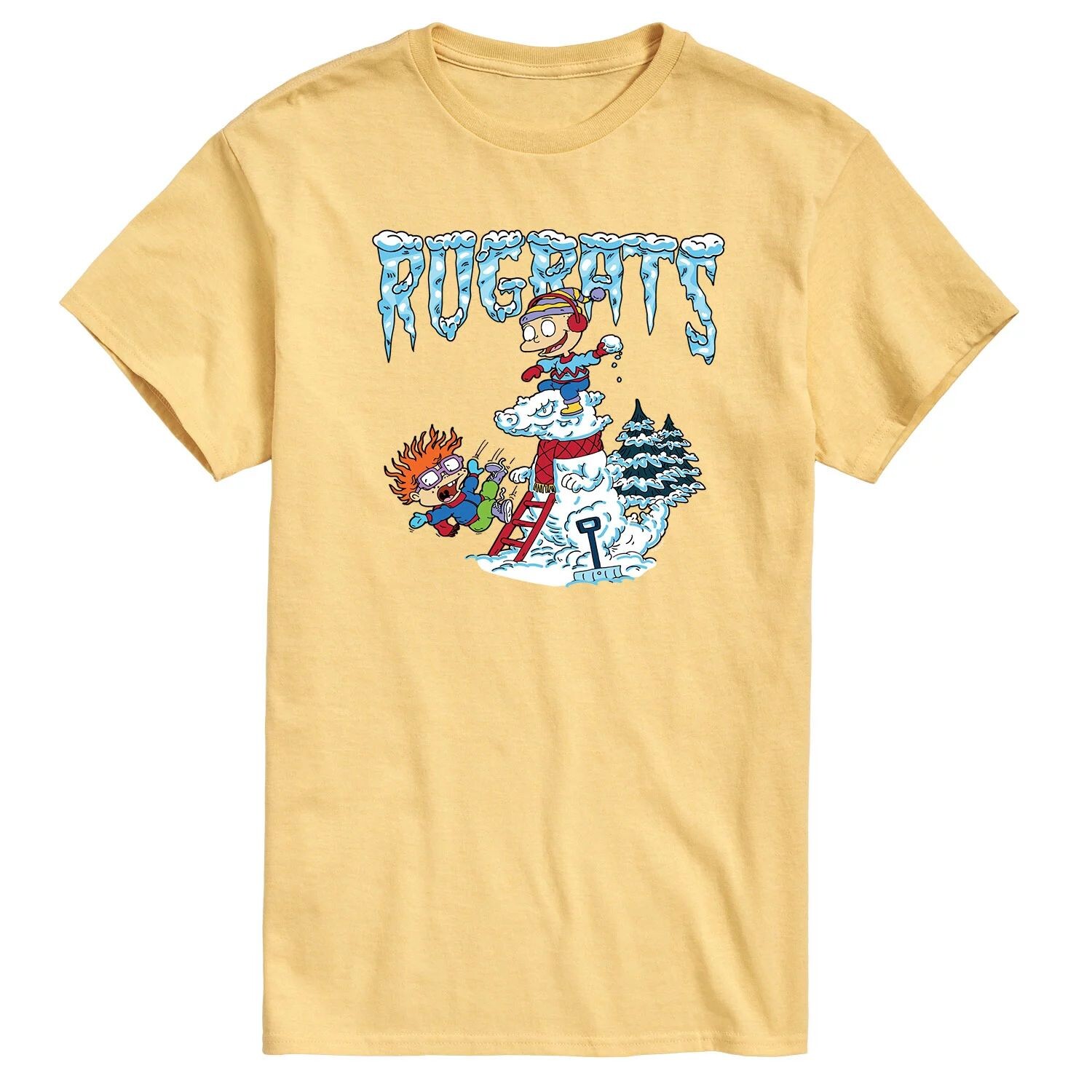 

Мужская футболка Rugrats Snowball Fight Licensed Character