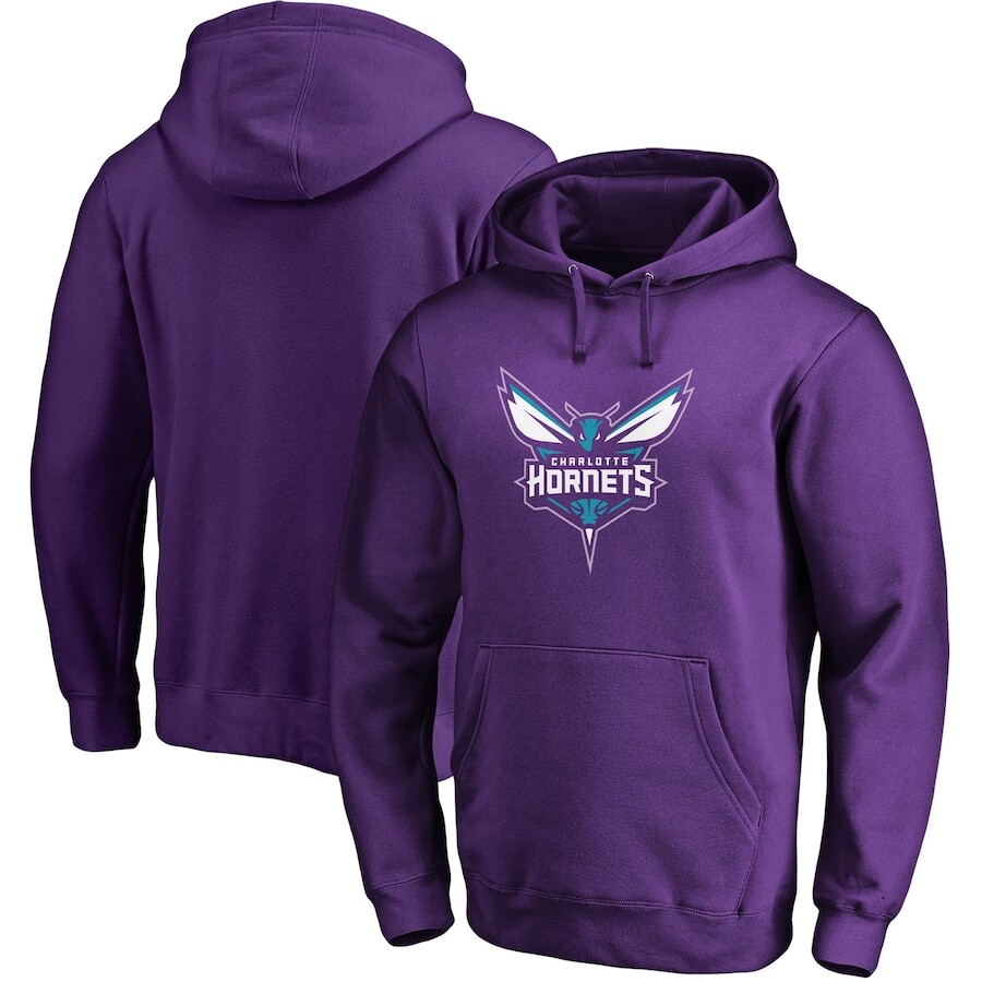 

Пуловер с капюшоном Fanatics Branded Charlotte Hornets, фиолетовый