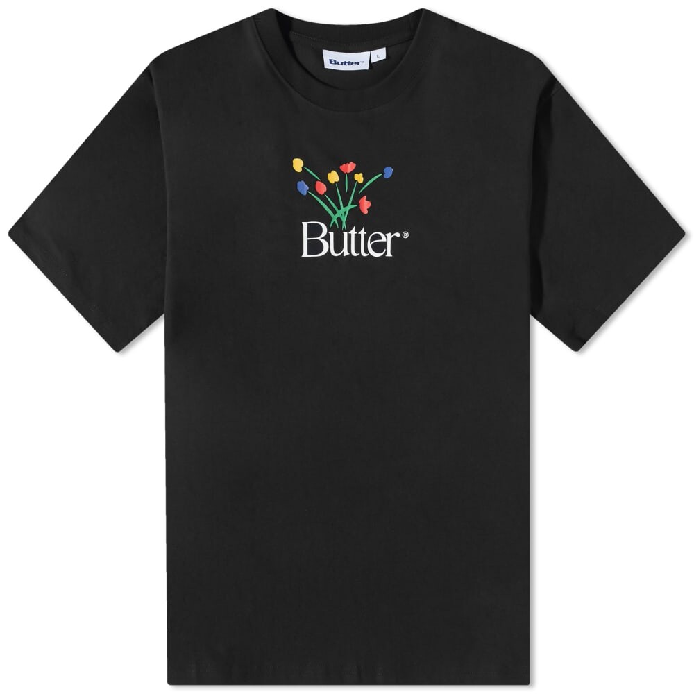 

Футболка с букетом Butter Goods, черный